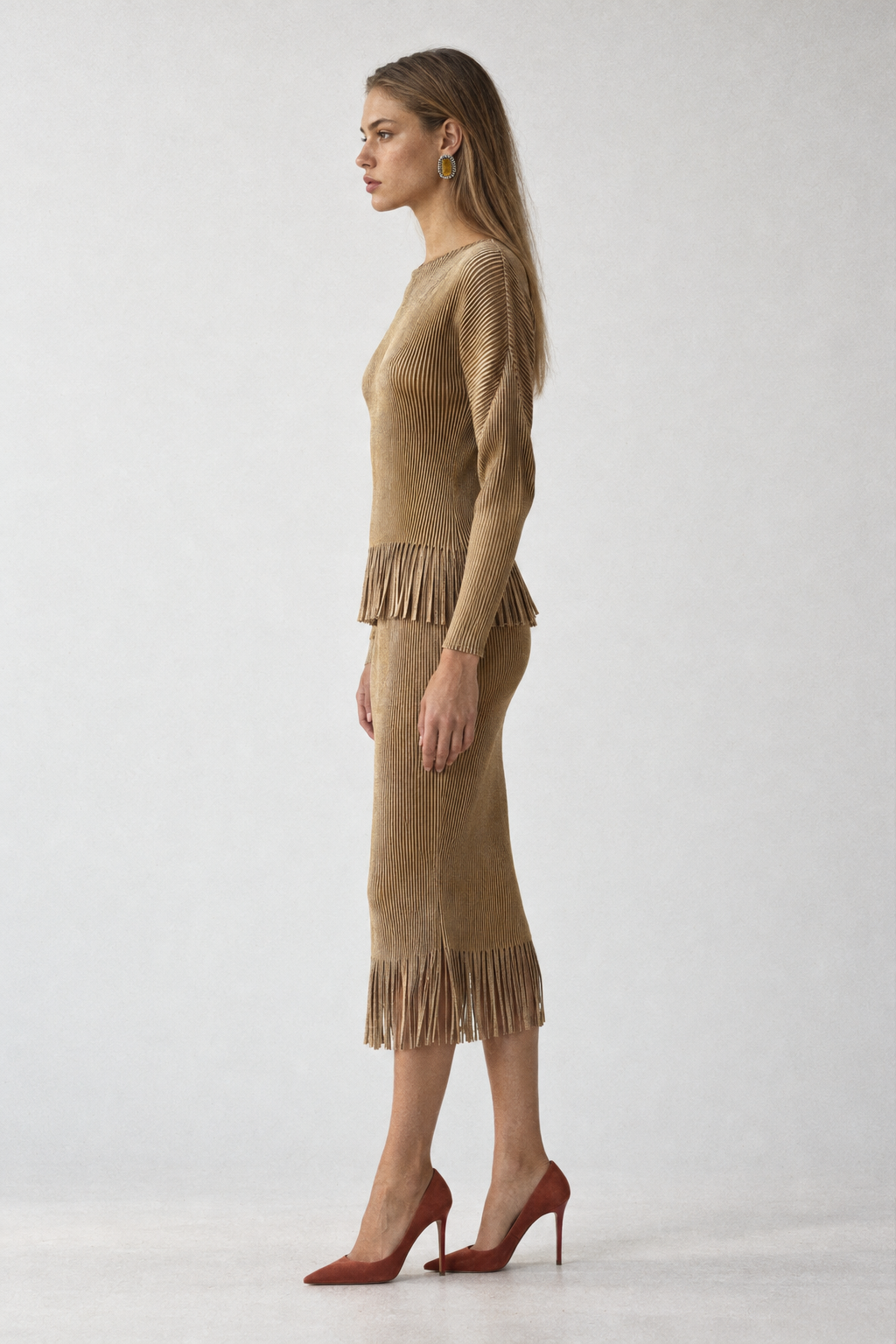 SAVANNA Fringed Top