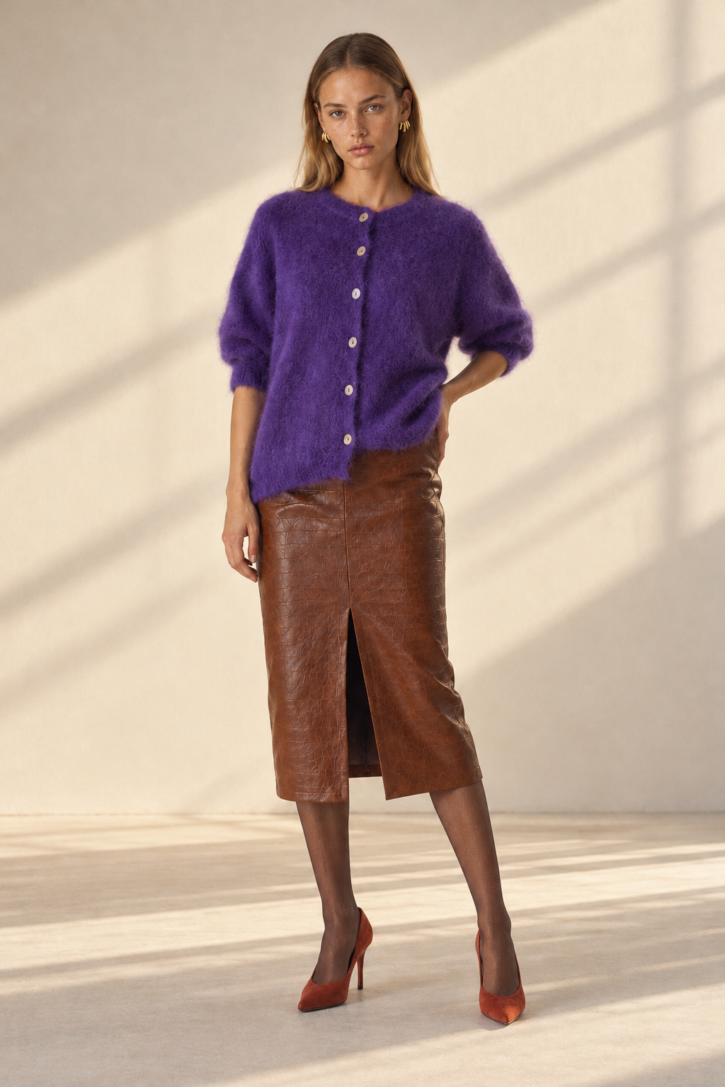 VIOLA Mohair Cardigan