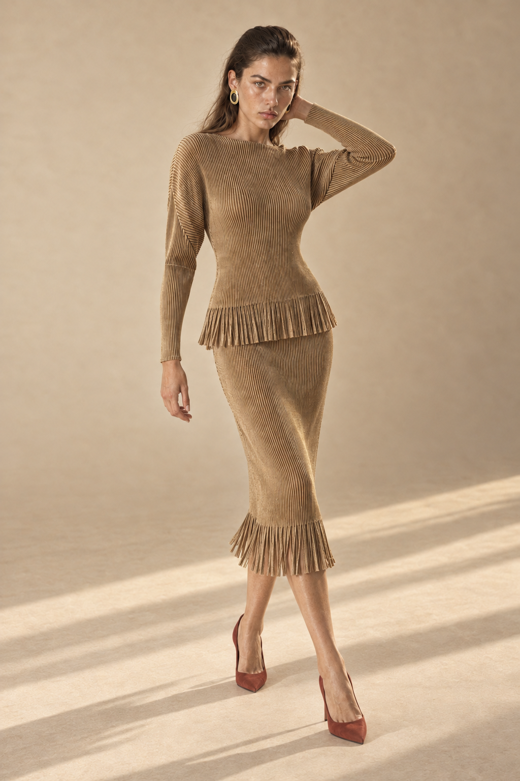 SAVANNA Fringed Top
