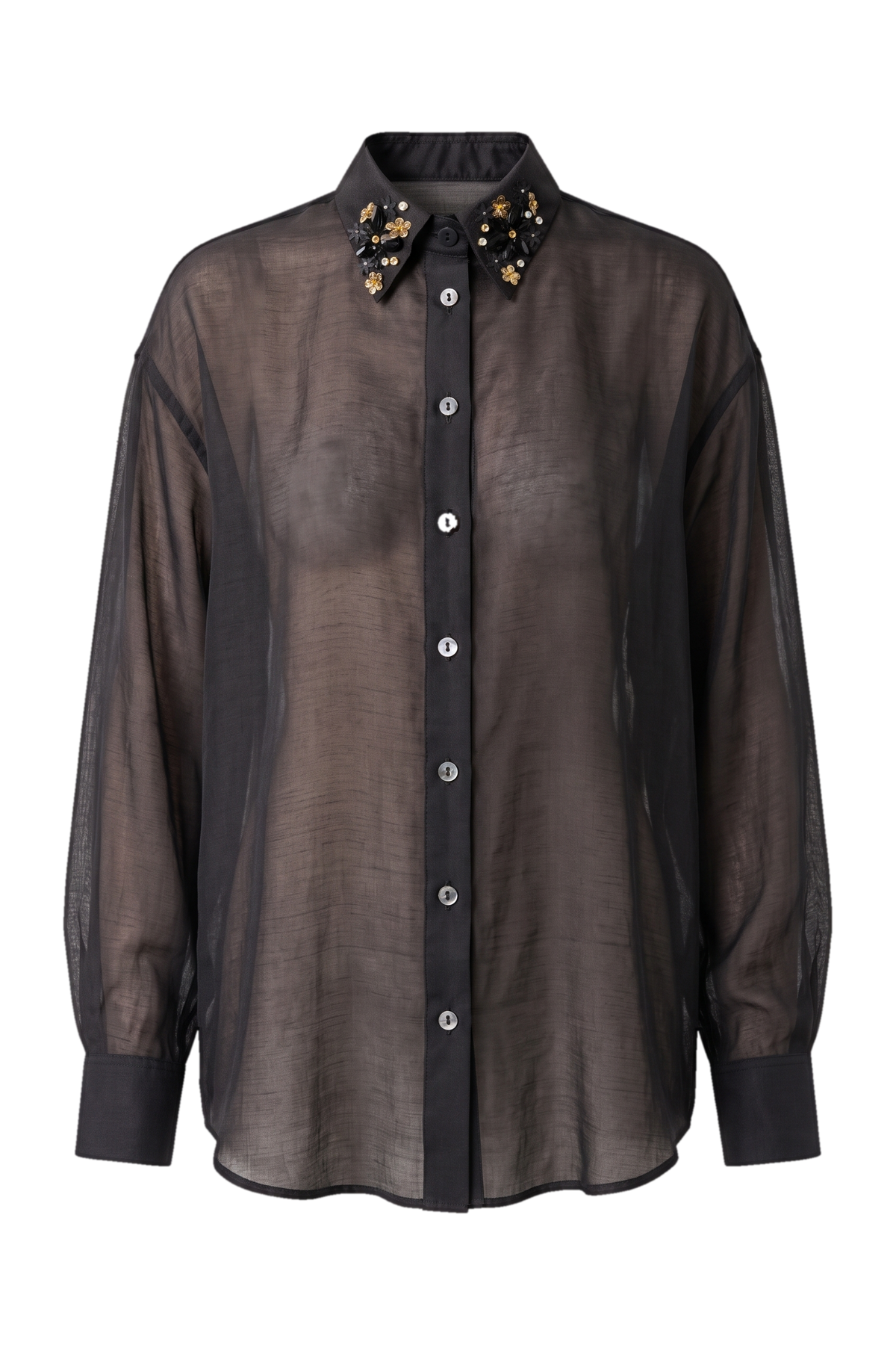 AURELIA Shirt with Decorated Collar - product view