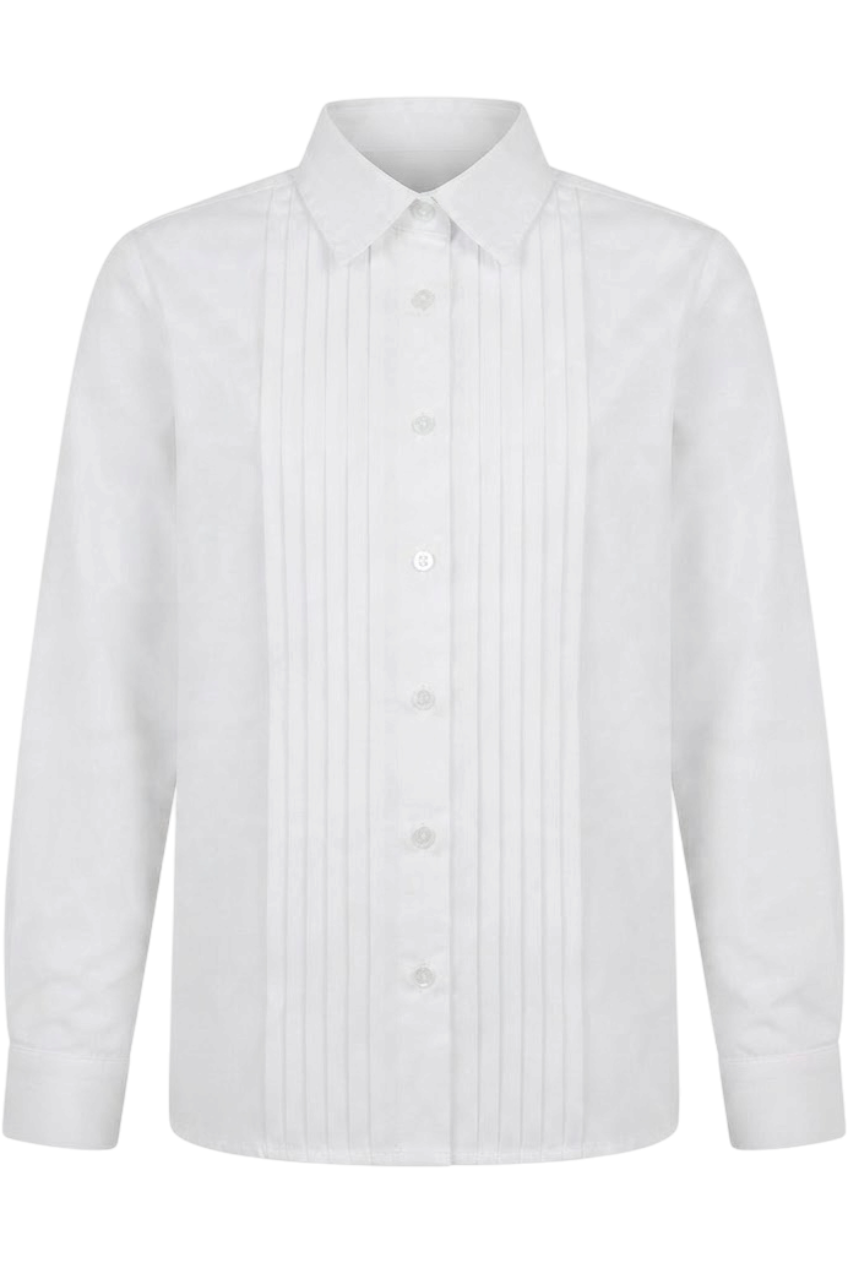 White elegant shirt - product view