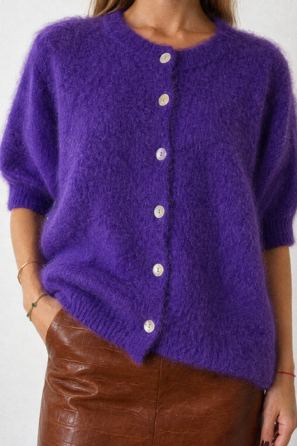 VIOLA Mohair Cardigan