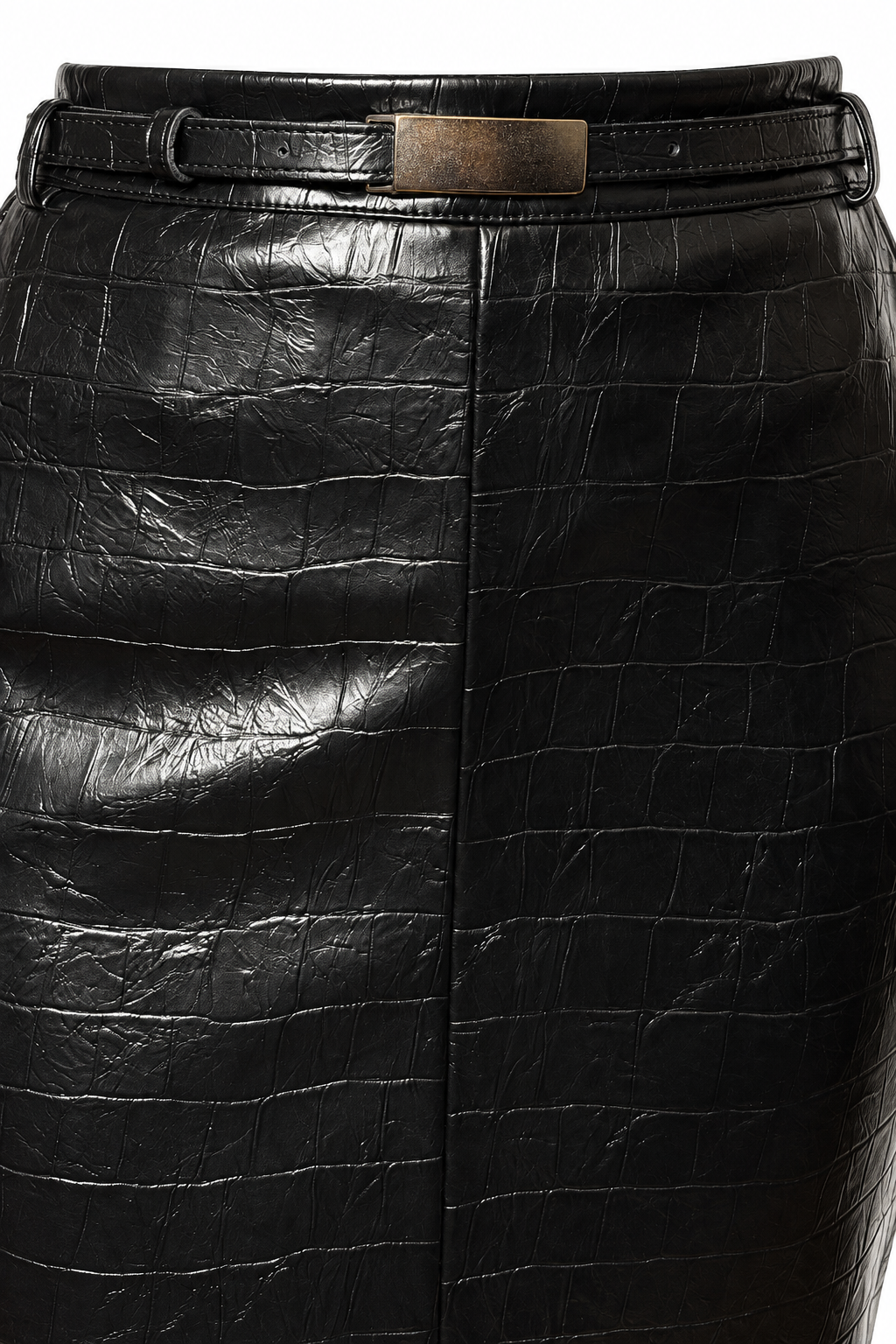 VITTORIA Faux Leather Skirt