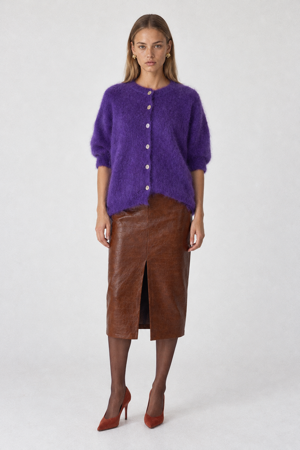 VIOLA Mohair Cardigan