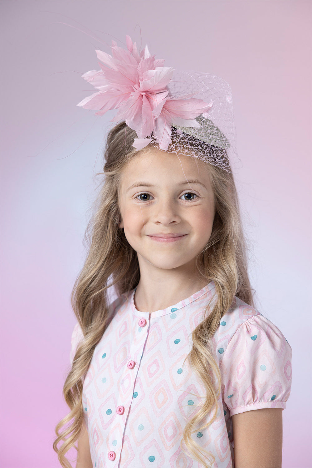 Light pink geometric pattern satin cotton jumpsuit