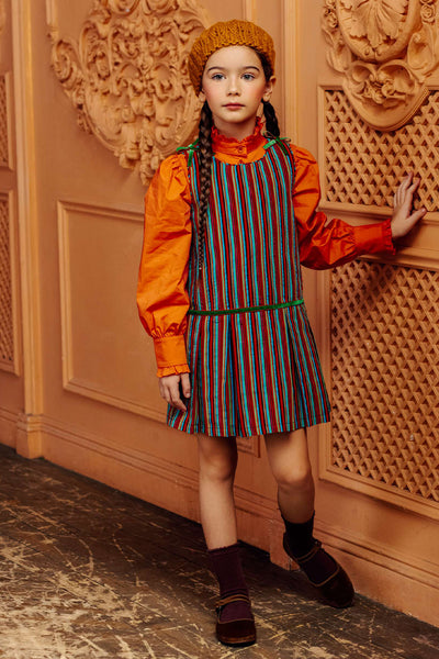 Orange cotton shirt