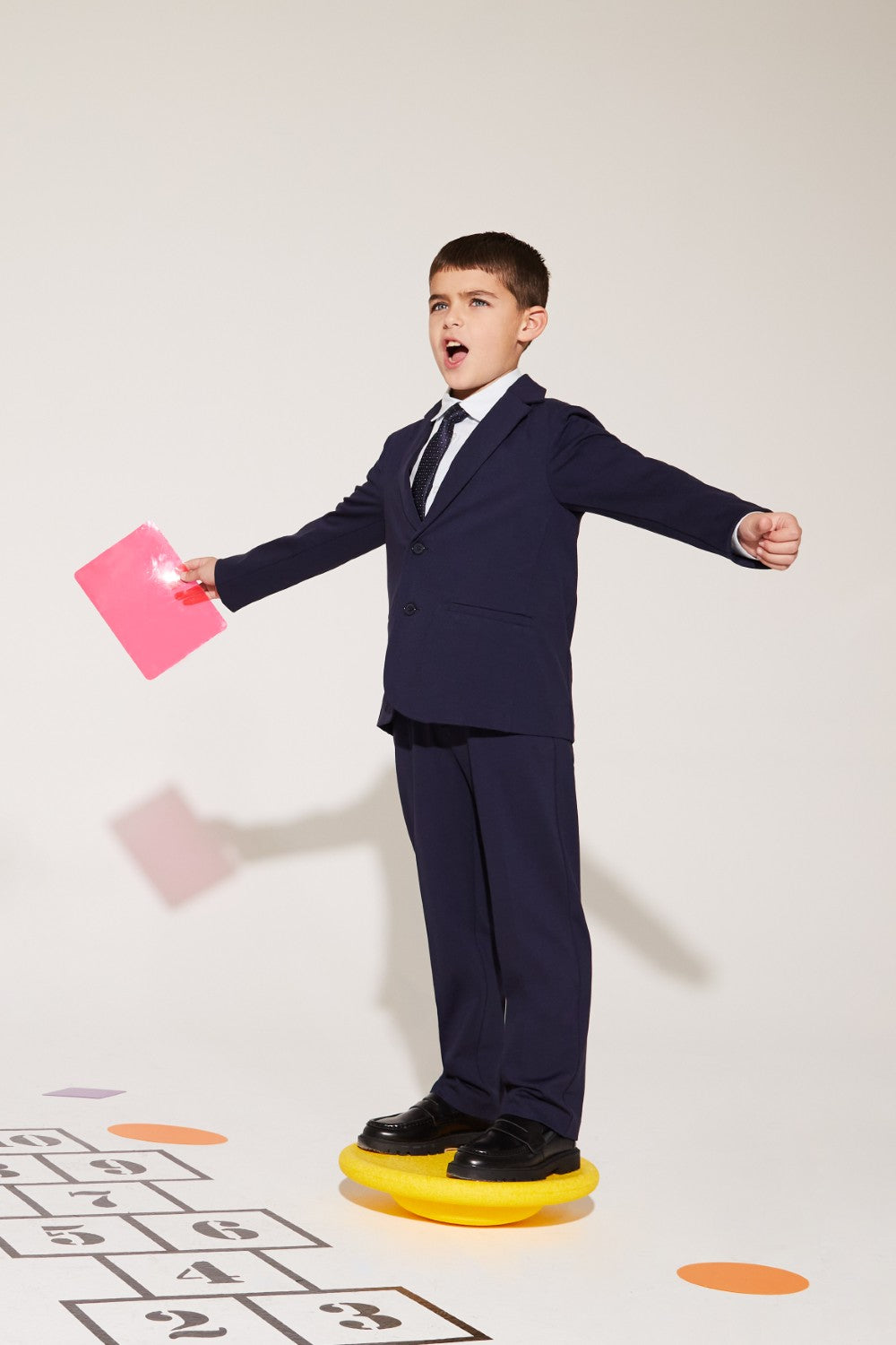 Blue punto trousers