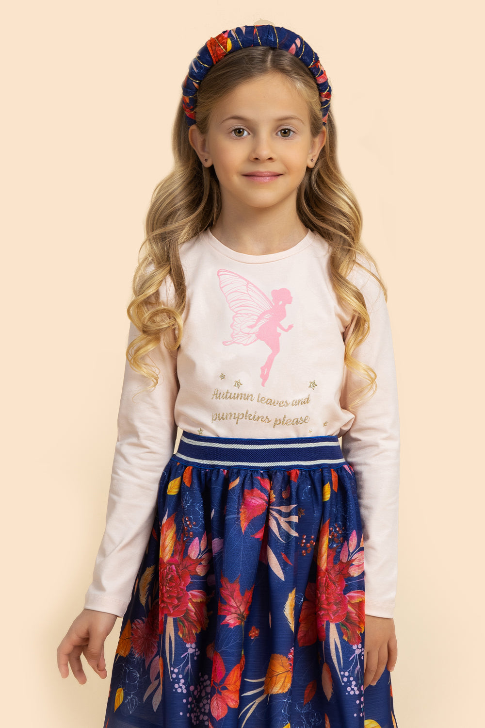Pale yellow pink fairy t-shirt