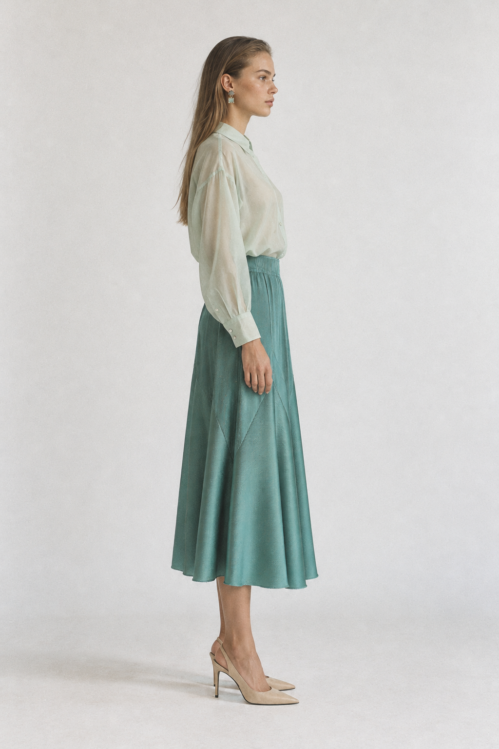 JADE Pleated Skirt