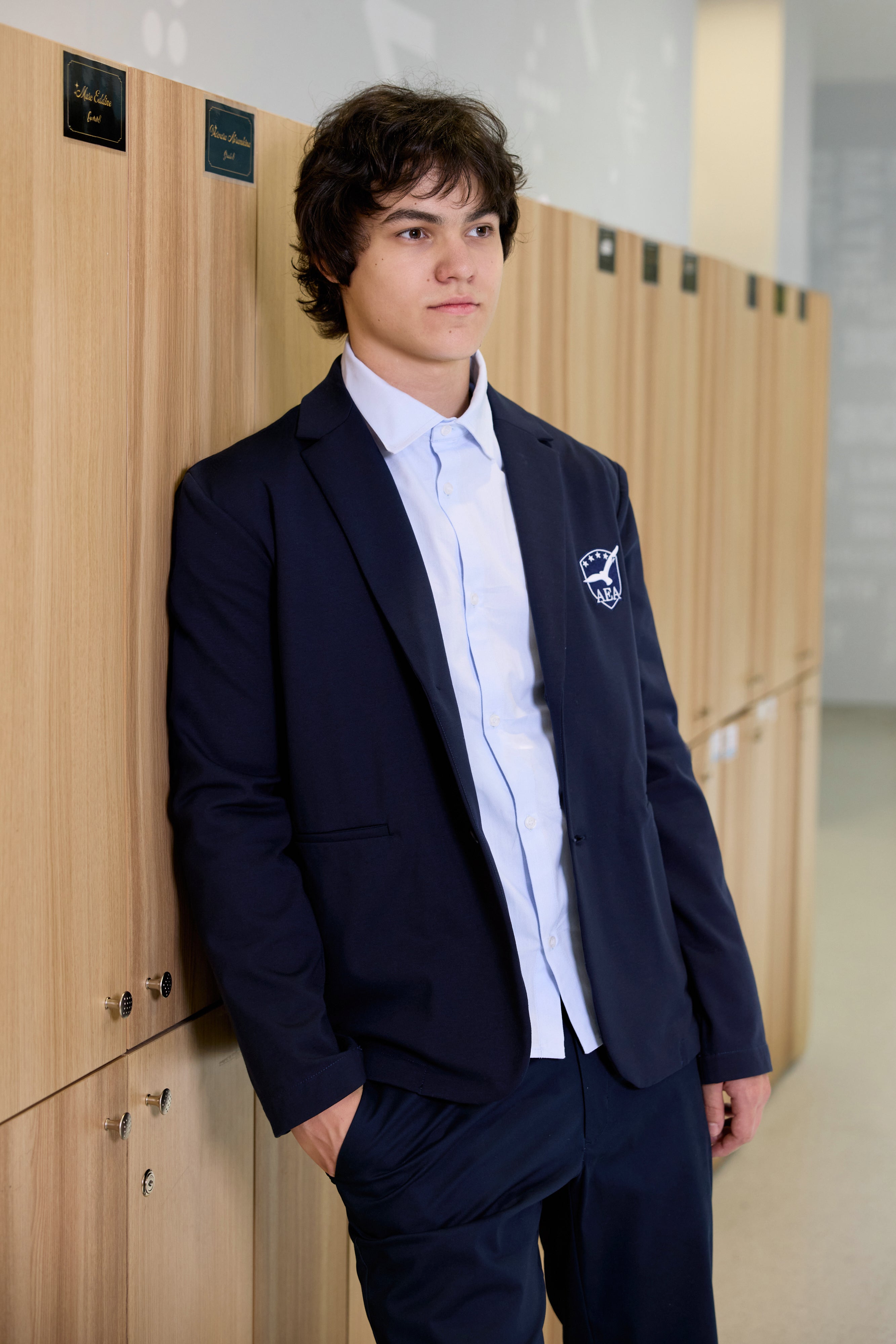 Blazer for boys with front pockets