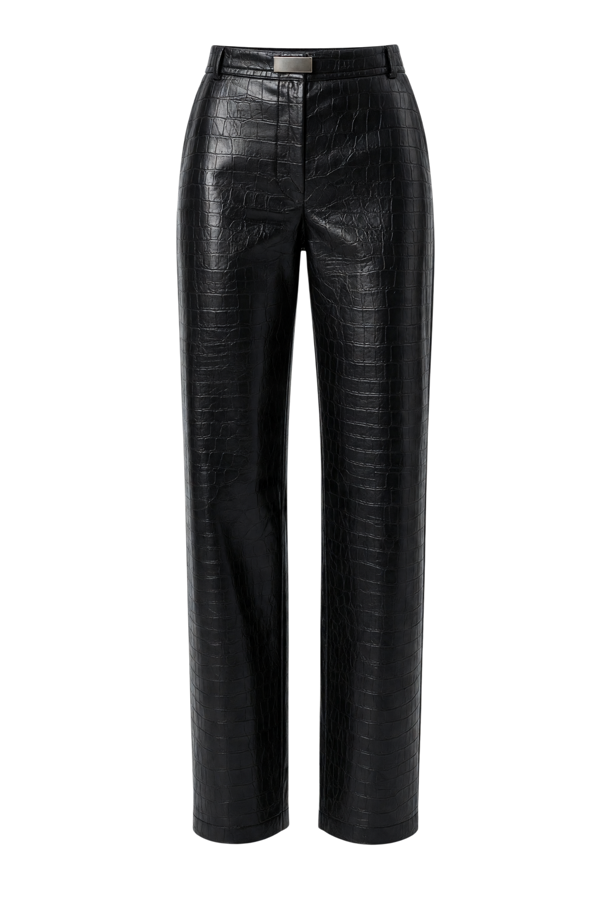 NERA Faux Leather Trousers - product view