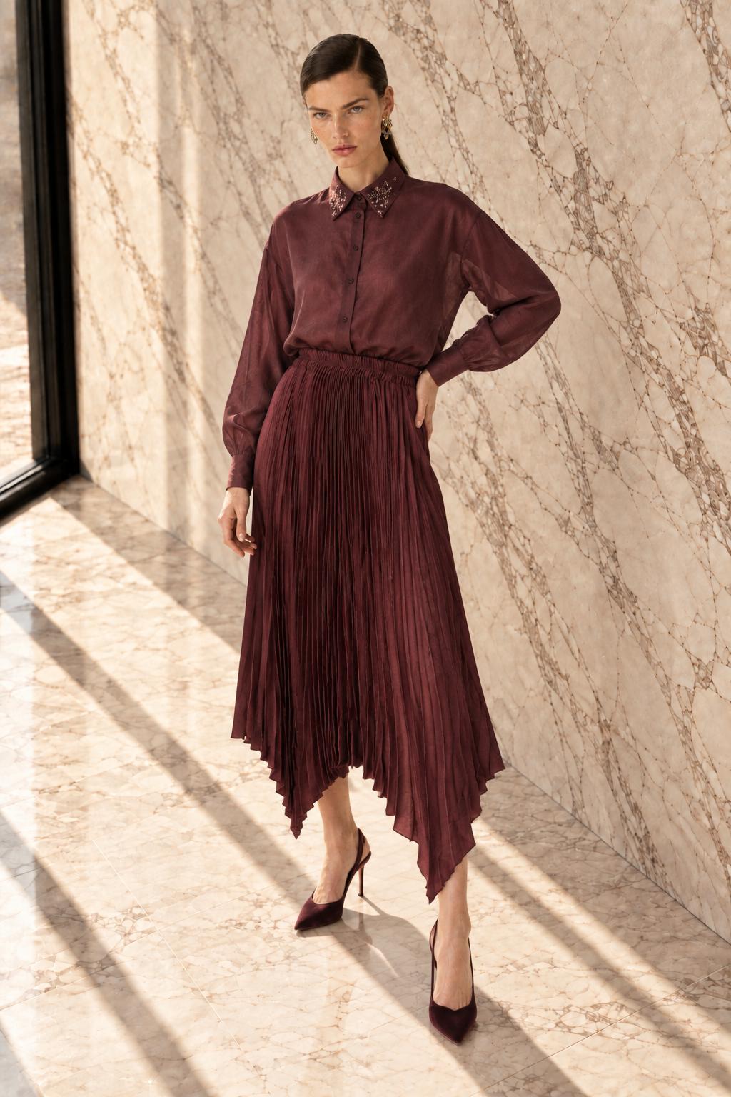 DIONE Pleated Skirt