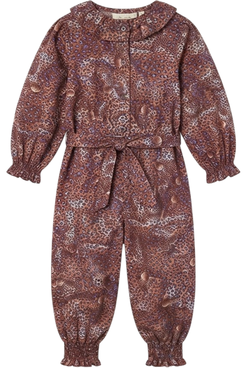 Animalistic Liberty print cotton jumpsuit - product view