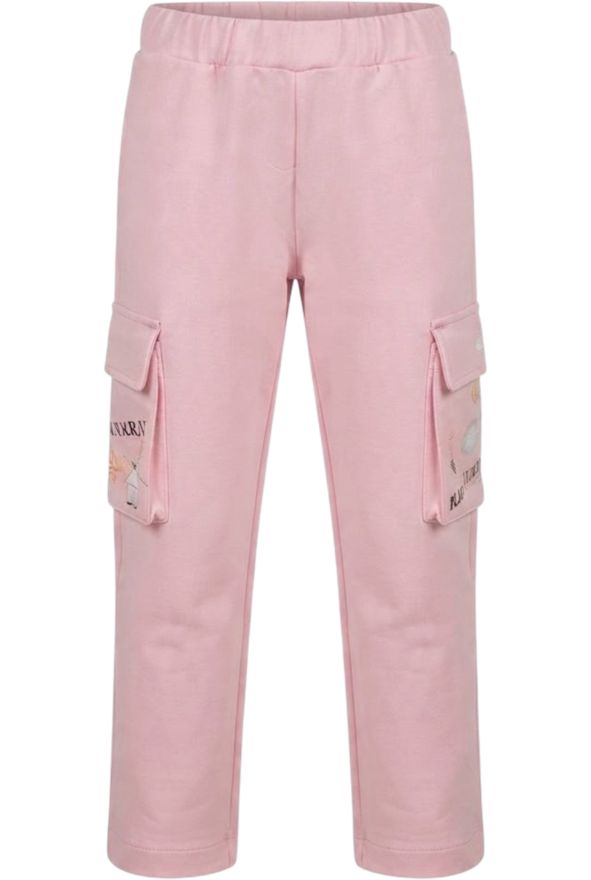 Pink "Alice in Wonderland" trackpants - product view