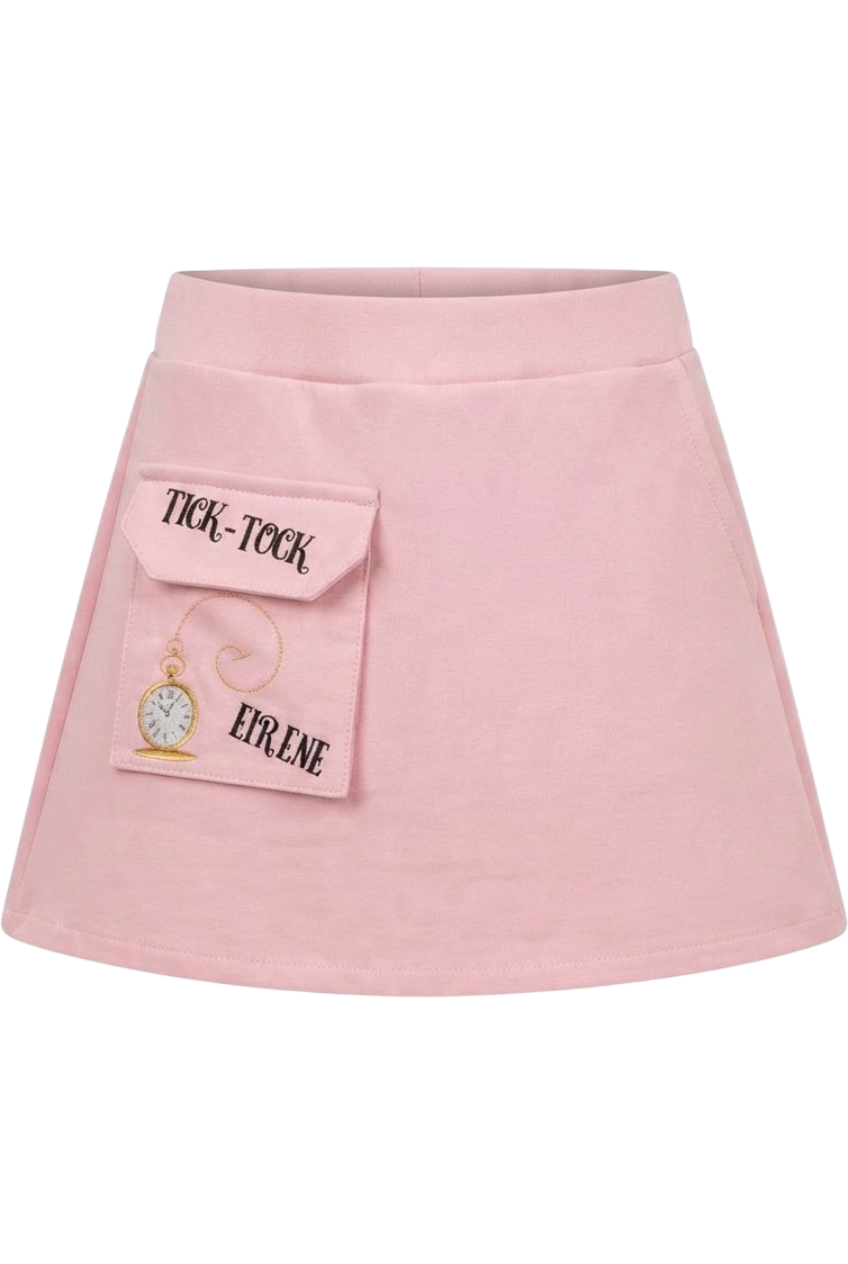 Pink "Alice in Wonderland" skort - product view