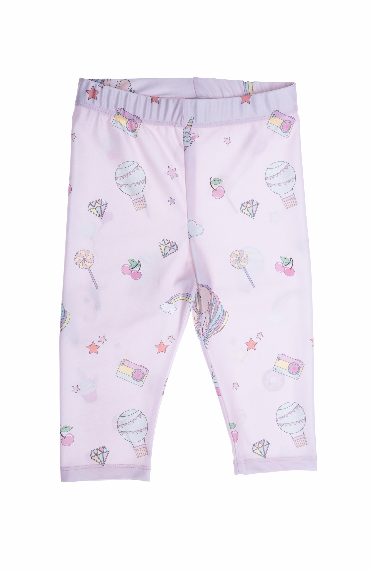 Light pink unicorn leggings